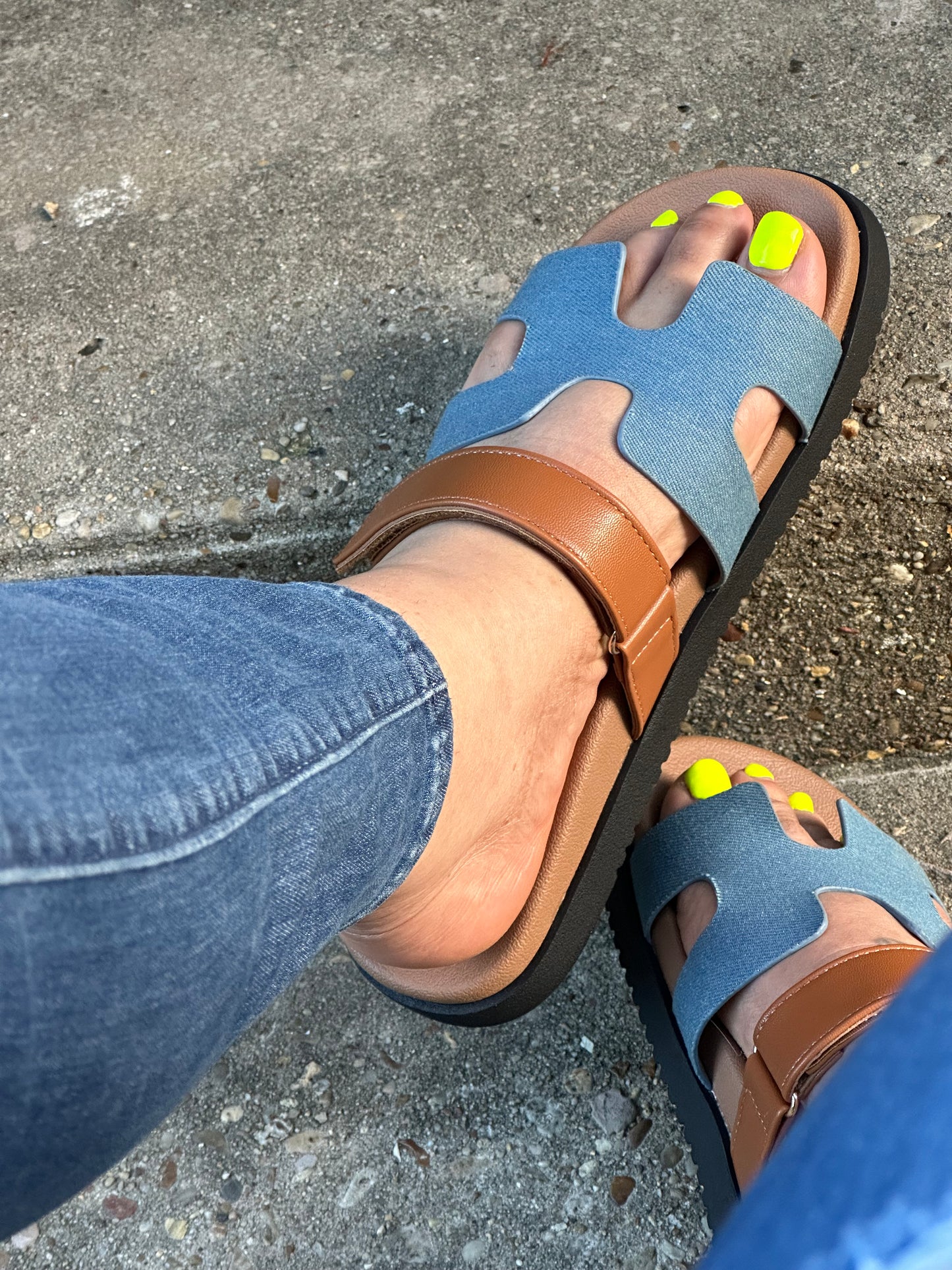 Denim Sandal